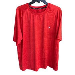 SPYDERSWIM rash guard Surf Sand Sun Red Orange SPYDER size XL